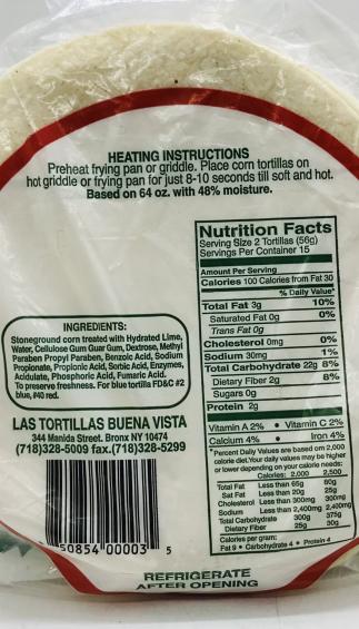 Las Tortillas Buena 850g.