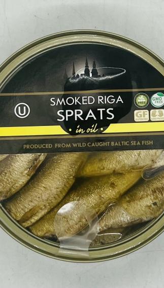 Smoked Riga Sprats in Oil 160g.