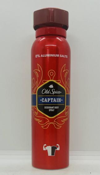 Old Spice Captain Deodorant Body Spray 150mL.