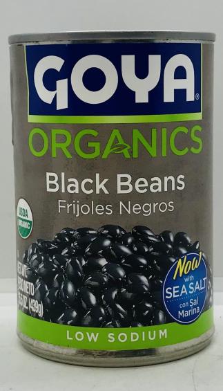 Goya Organics Black Beans 439g.