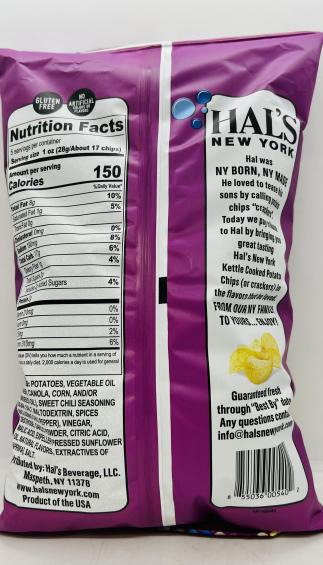 Hal's New York Kettle Chips 141g.