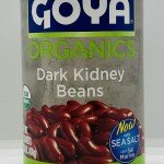 Goya Organics Dark Kidney Beans 439g.