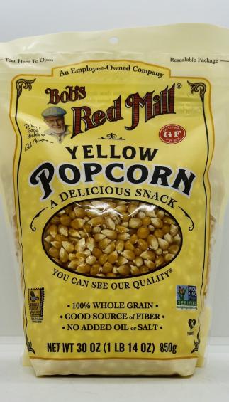 Bob's Red Mill Yellow Popcorn 850g.