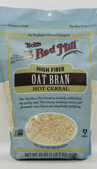 Bob's Red Mill Oat Bran Hot Cereal 510g.