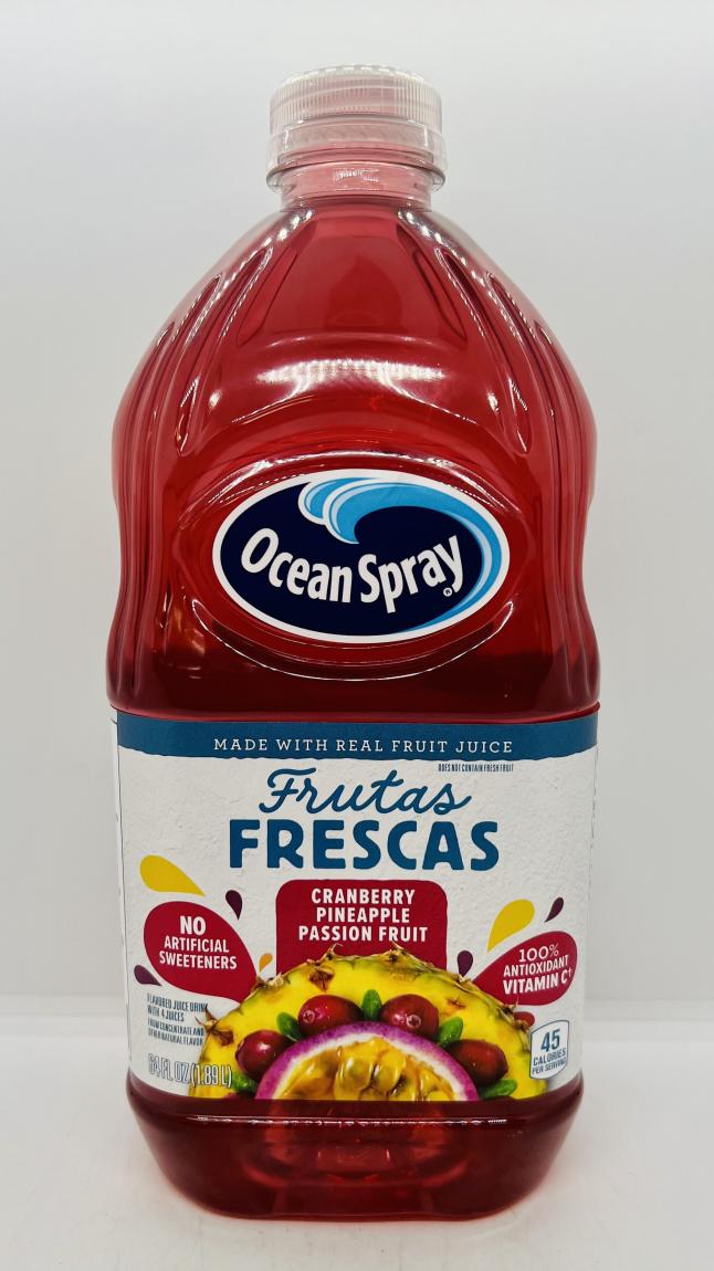 Ocean Spray Cranberry, Pineapple and Passion Fruit 1.89L.