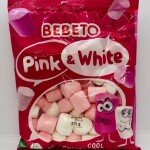 Bebeto Pink and White Marshmallow 275g.