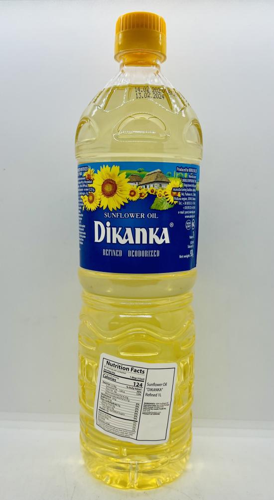 Dikanka Sunflower Oil Refined 1L.