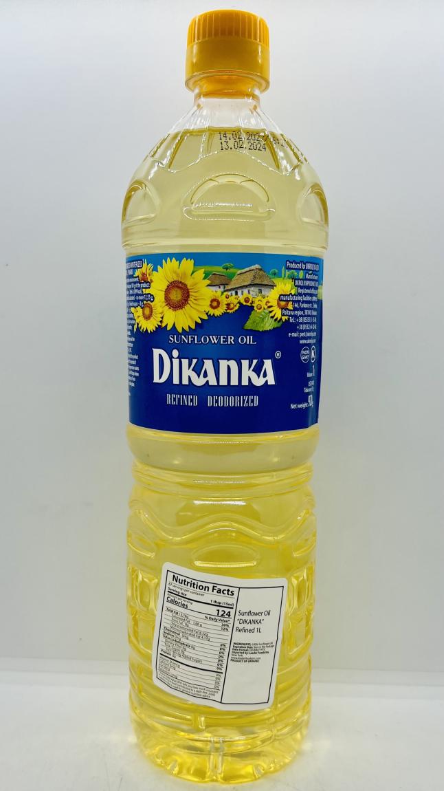 Dikanka Sunflower Oil Refined 1L.