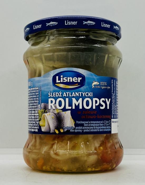 Lisner Rolmops Herring Flakes in Aromatic 400g.