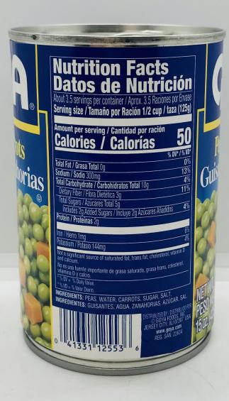 Goya Peas And Carrots 425g.