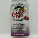 Canada Dry Black Cherry Seltzer Water 355Ml