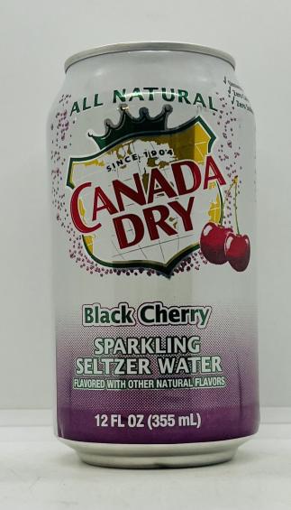 Canada Dry Black Cherry Seltzer Water 355Ml