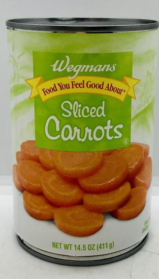 Wegmans Sliced Carrot 411g.