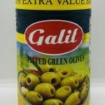 Galil Pitted Green Olives 670g.