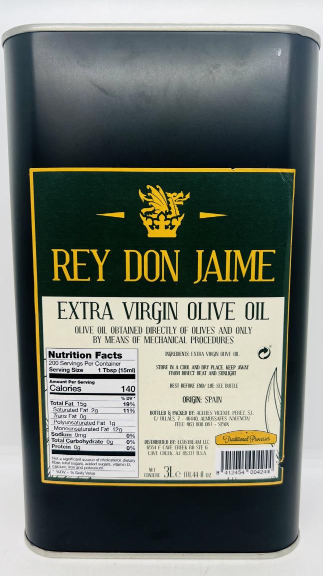 Rey Don Jaime Olive Oil 3L.