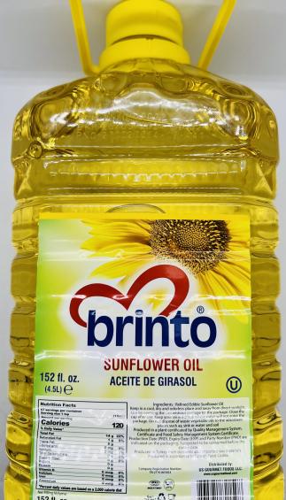 Brinto  Sunflower Oil 4500ml.