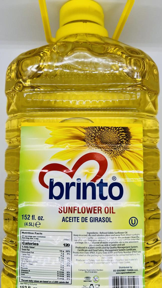 Brinto  Sunflower Oil 4500ml.