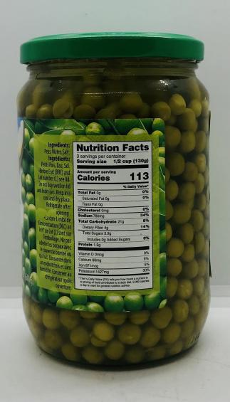 Tukas Green Peas 680g.