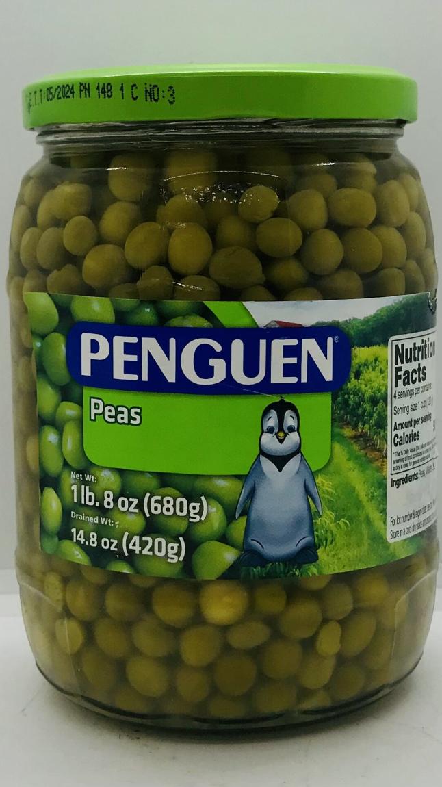 Penguen Peas 680g.