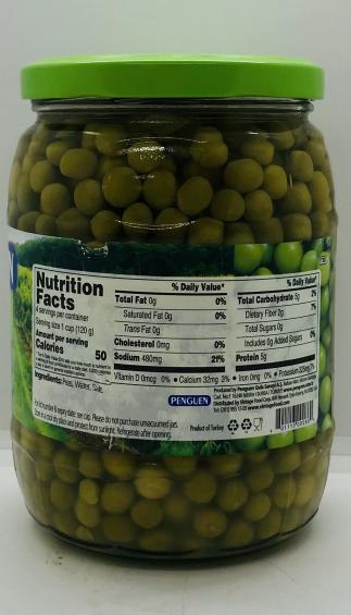 Penguen Peas 680g.