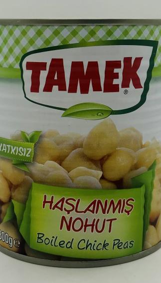 Tamek Boiled Chick Peas 800g.