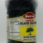 Sera Black Olives 1000g.