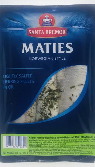 Santa Bremor Maties Fresh Greens 250g