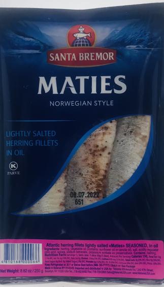 Santa Bremor Maties Seasoned 250g