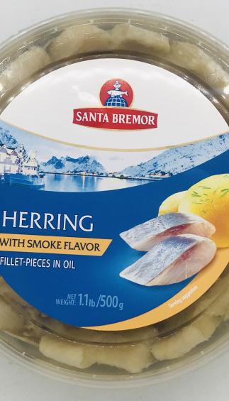 Santa Bremor  Herring with black olives 500G