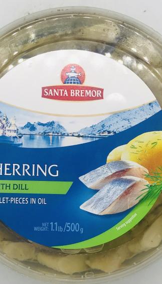 Santa Bremor Herring with Dill 500g