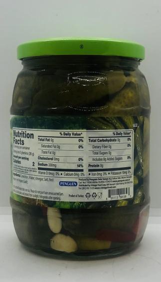 Penguen Pickled Cornchons (hot) 680g