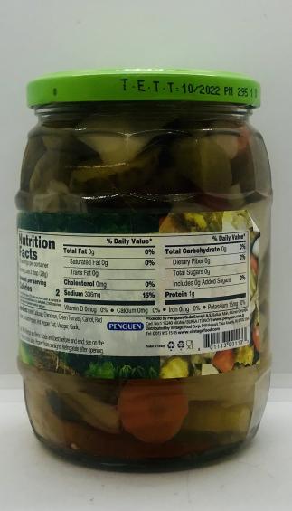 Penguen Mixed Pickles 680g.