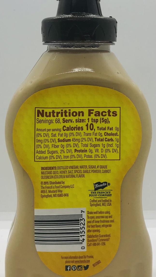 French's Honey Mustard 340g