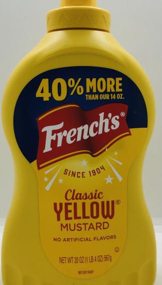 French'S Mustard Yellow Classic 567G