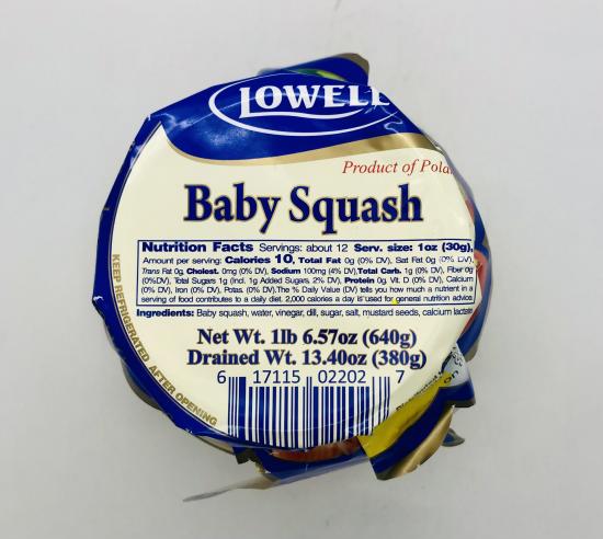 Lowell Baby Squash 640g.