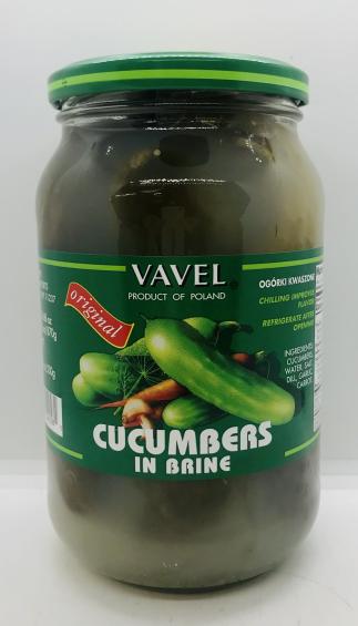 Vavel Cucumber in Brine 870g.