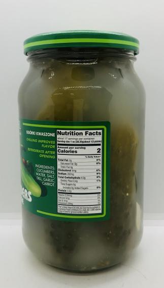 Vavel Cucumber in Brine 870g.