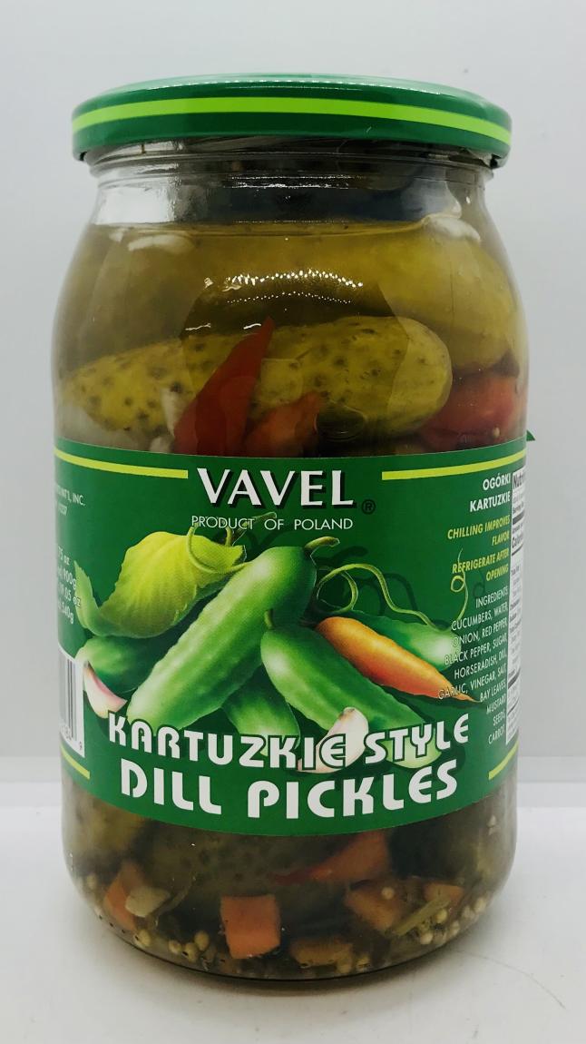 Vavel Dill Pickles 900g.