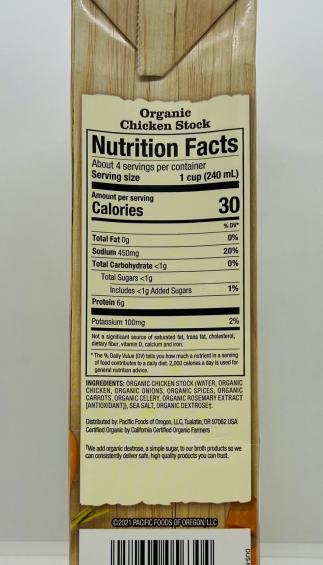 Pacific Foods Chicken Stock 946mL.