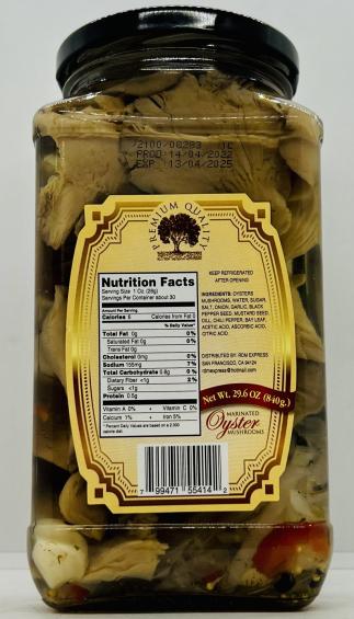 Russian Products Marinated Oyster Mushrooms 840g.