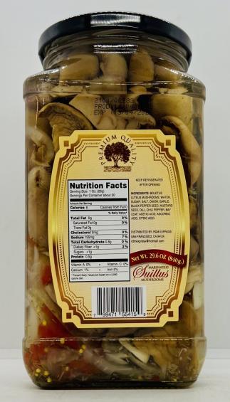 Russian Products Marinated Suillus Mushrooms 840g.