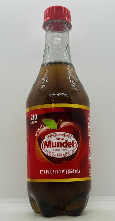 Mundet Apple Soda 524mL.