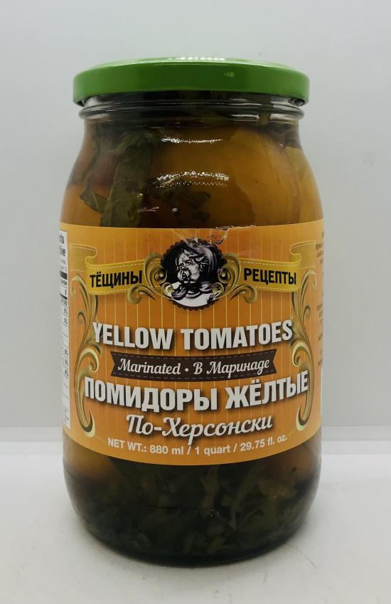 Teshini Retsepti Yellow Tomatoes 880mL.