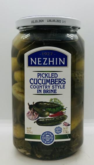 Nezhin Pickled Cucumbers 920g.