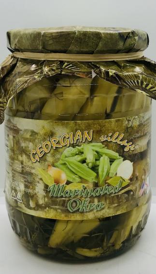 Georgian Village Marinated Okra 700ml.