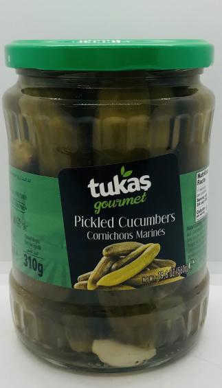 Tukas Pickled Cucumbers 560g.