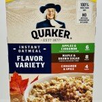 Quaker Instant Oatmeal Flavor Variety 774g.