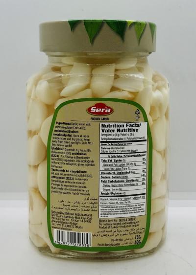 Sera Pickled Garlic in Brine 750g.