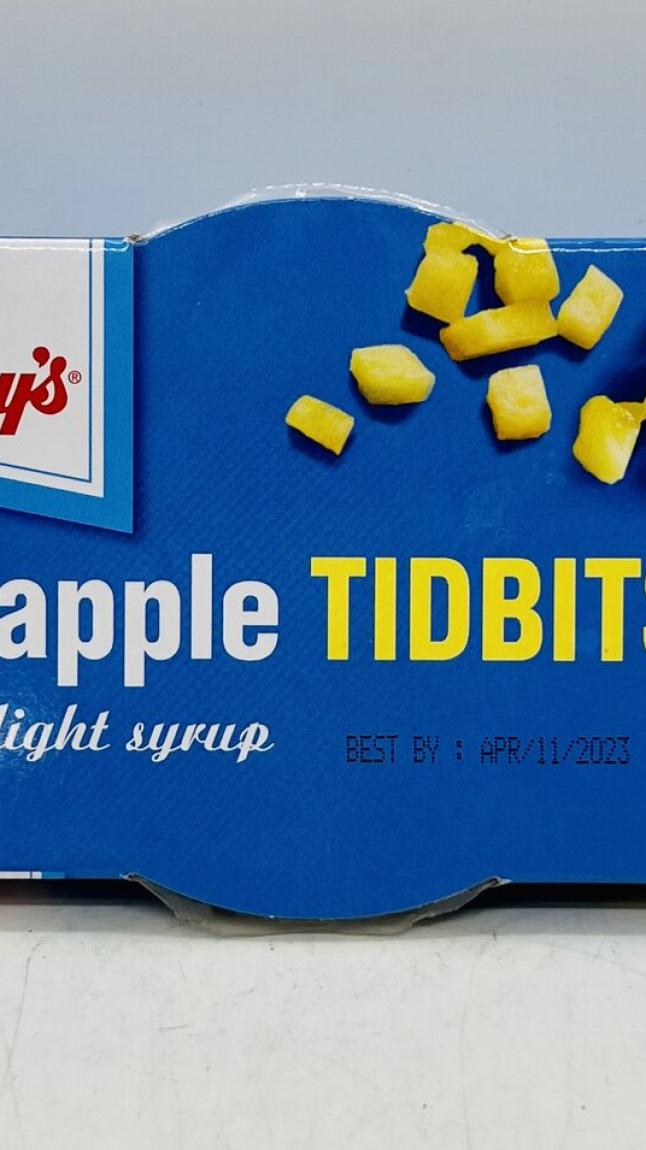 Libby's Pineapple Tidbits in Extra Light Syrup 339g.