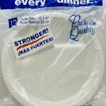 Stronger Plastic Plates 12pcs.